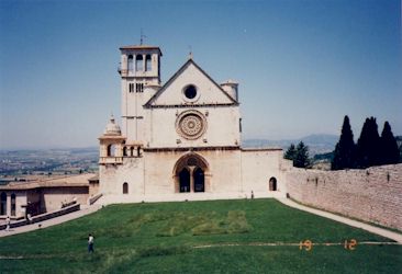 アッシジの教会（イタリア）1988年撮影