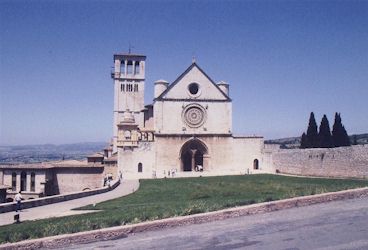 アッシジの教会（イタリア）1988年撮影