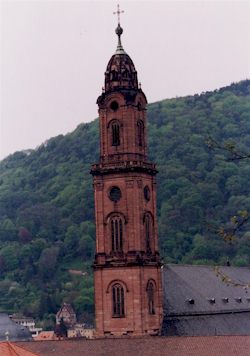 ハイデルベルグの教会の塔