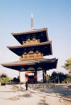 法起寺三重の塔